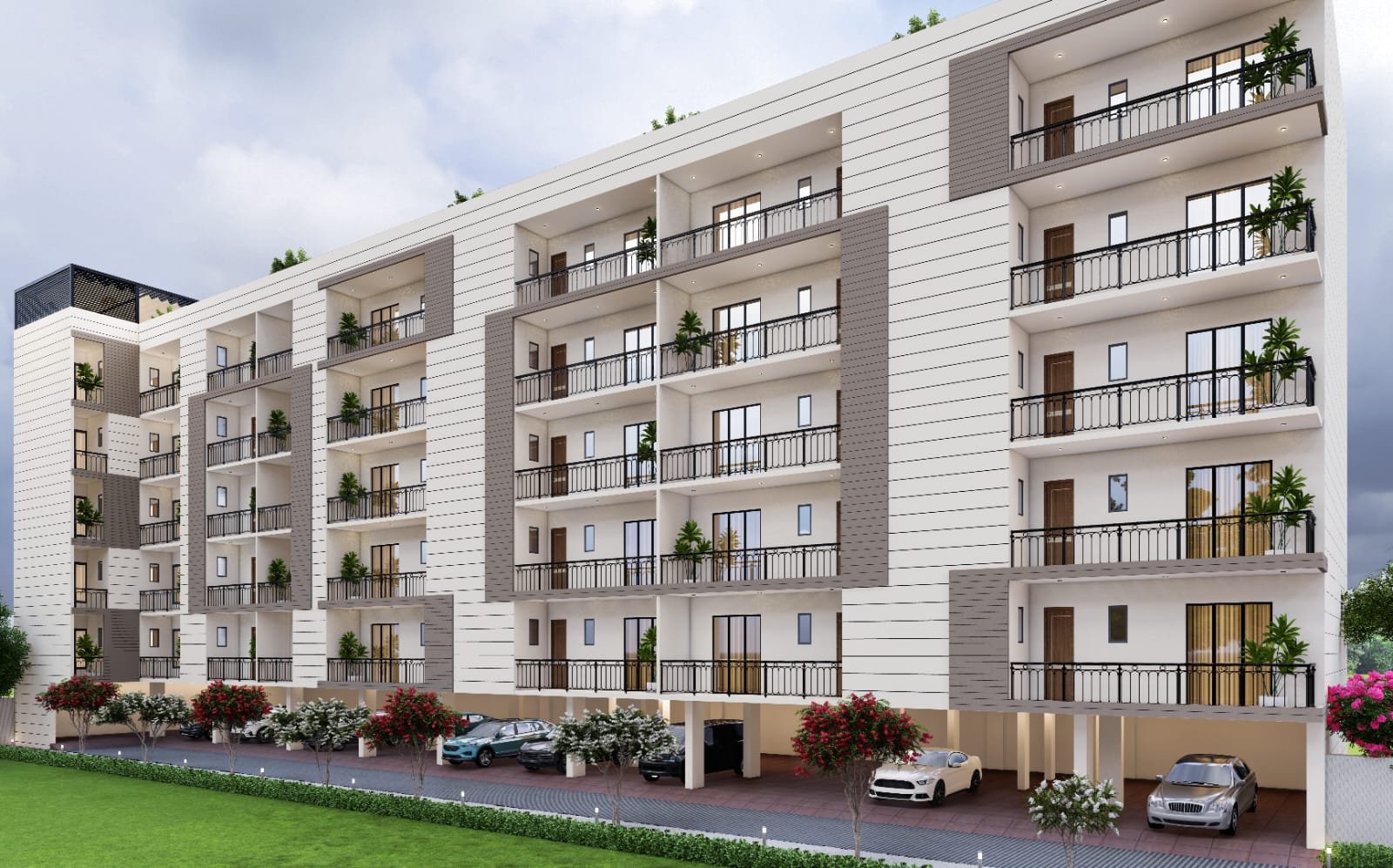 Haridham Residency side view